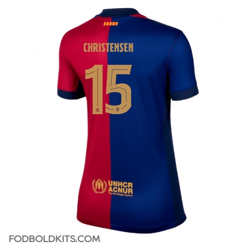 Barcelona Andreas Christensen #15 Hjemmebanetrøje Dame 2024-25 Kortærmet